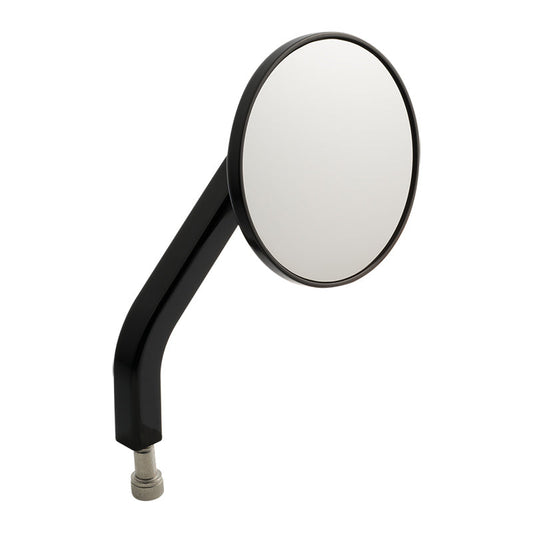 Joker Machine Right 3-1/4" Round Mirror No. 7  | Black