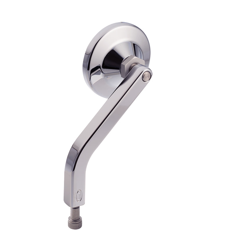 Joker Machine Left 2-1/4" Round Mirror - No. 2 | Silver