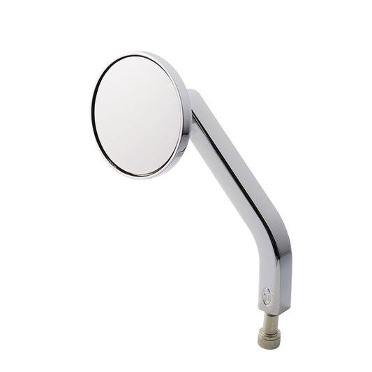 Joker Machine Left  2-1/4" Round Mirror - No. 2 | Silver