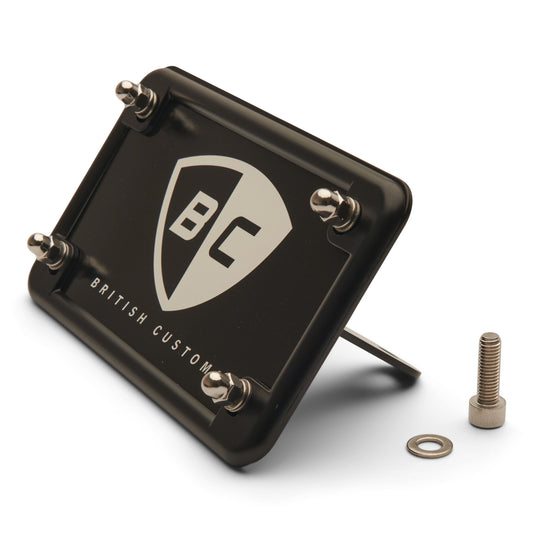 Shock Mount License Plate for Triumph Motorcycles | 8mm