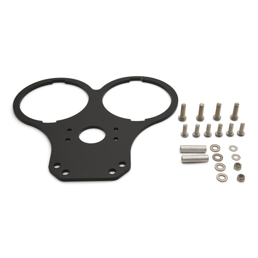 Dual Flat Gauge Bracket for Air Cooled | Clip On