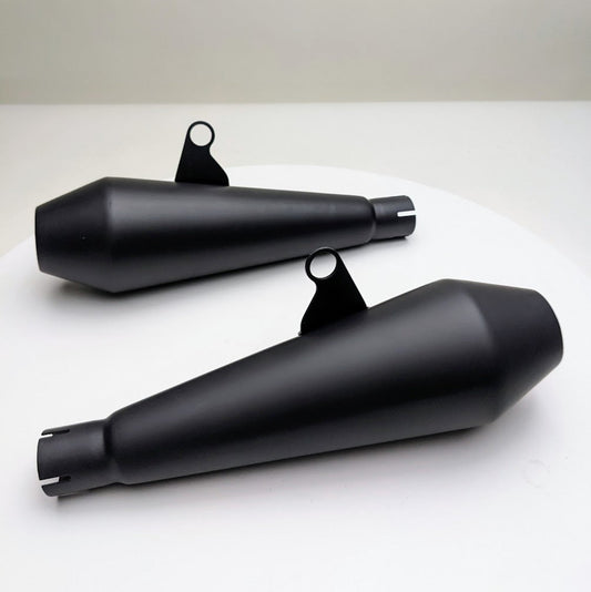 BLEM-B | Shorty Predator Pro Slip On Exhaust for Street Twin Street Cup | Black