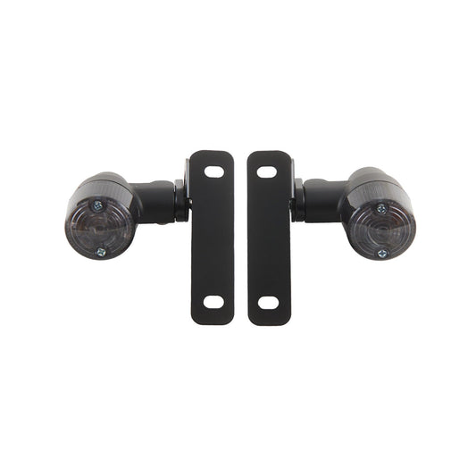 Plug & Play Retro Turn Signals for Bonneville T100 & T120 (2016+) | Rear License Plate Mount