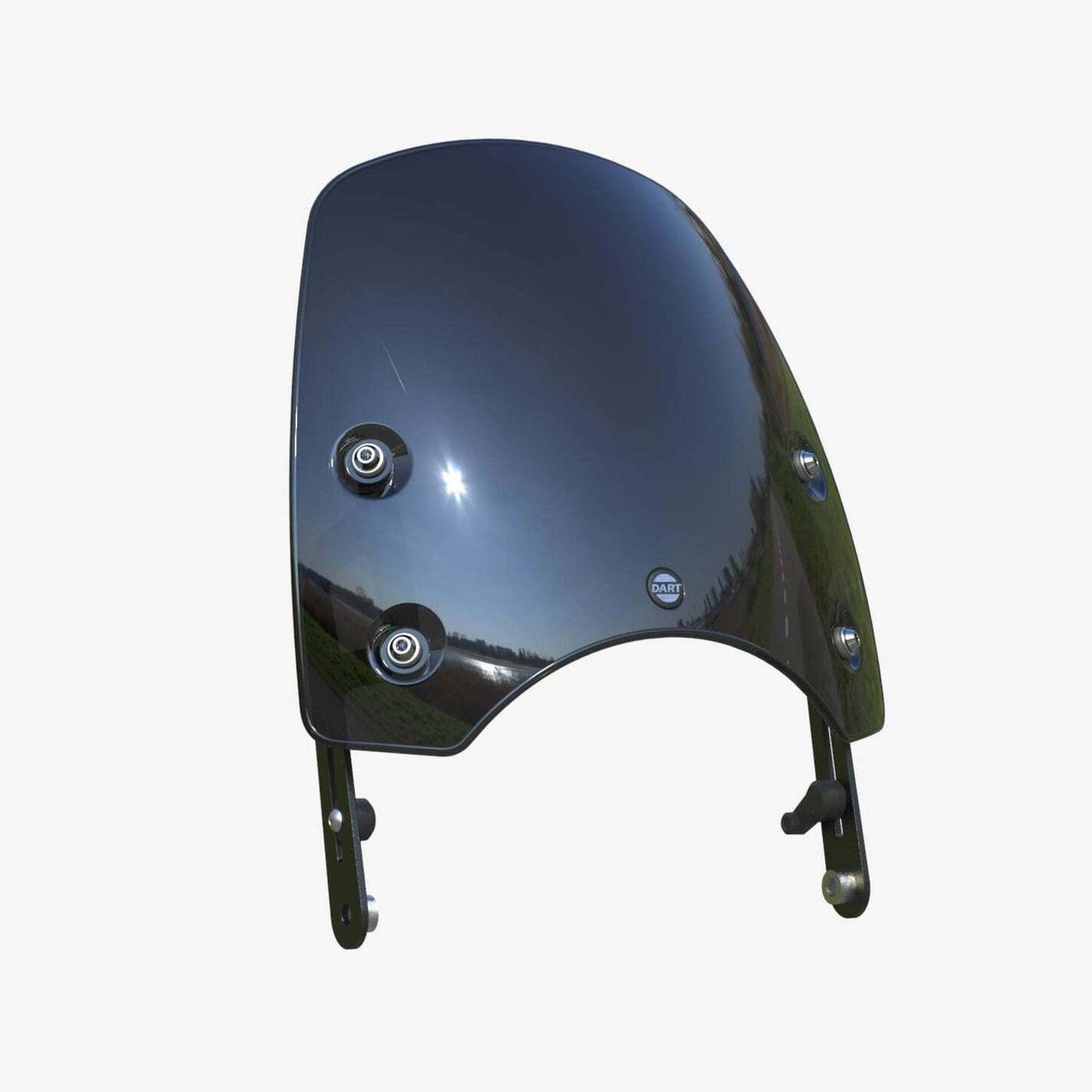 Dart Classic S3 Flyscreen for Triumph Thruxton 1200 | Black