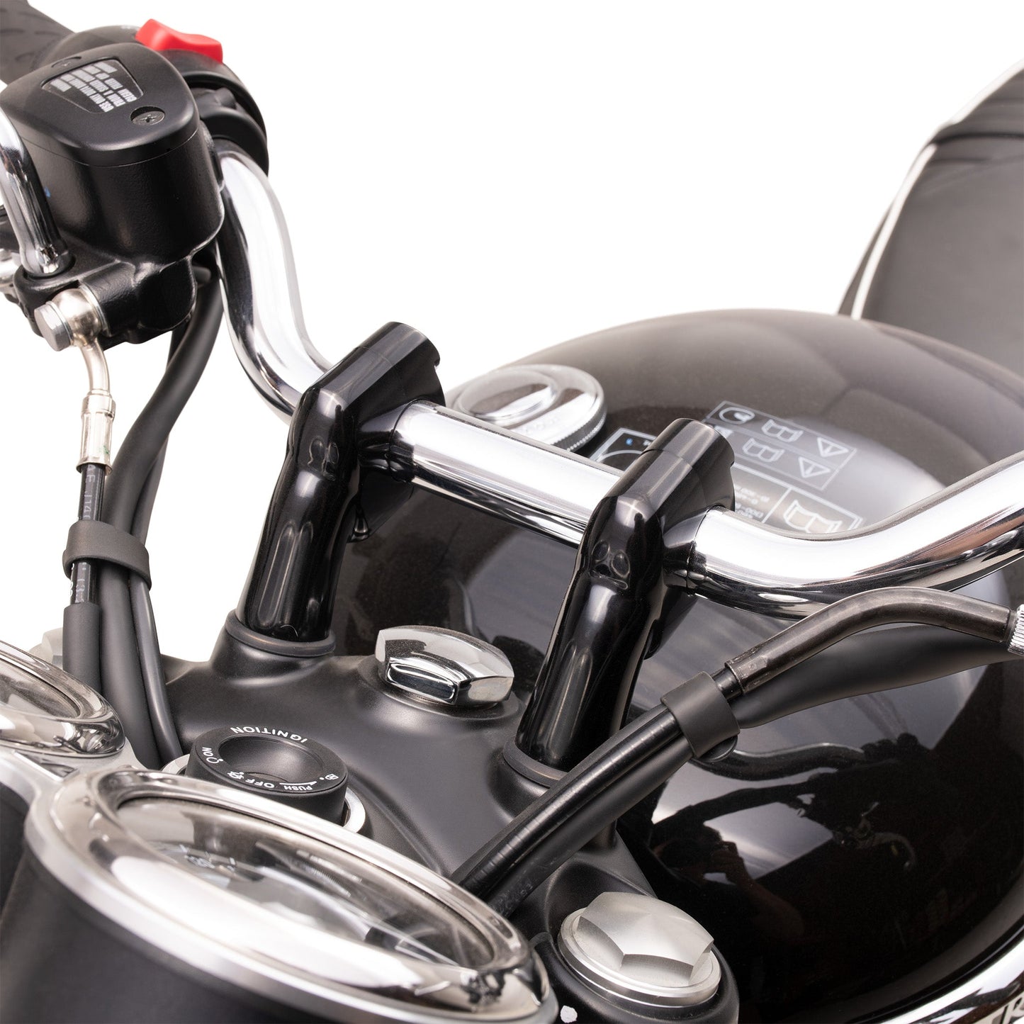 3” Up & 1” Over Handlebar Clamps for Triumph Motorcycles