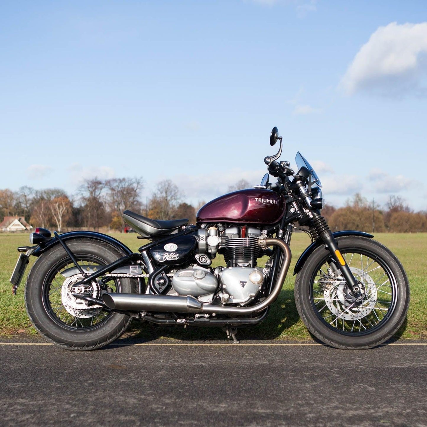 Dart Classic S3 Flyscreen for Triumph Bobber (47mm forks) | Light Tint