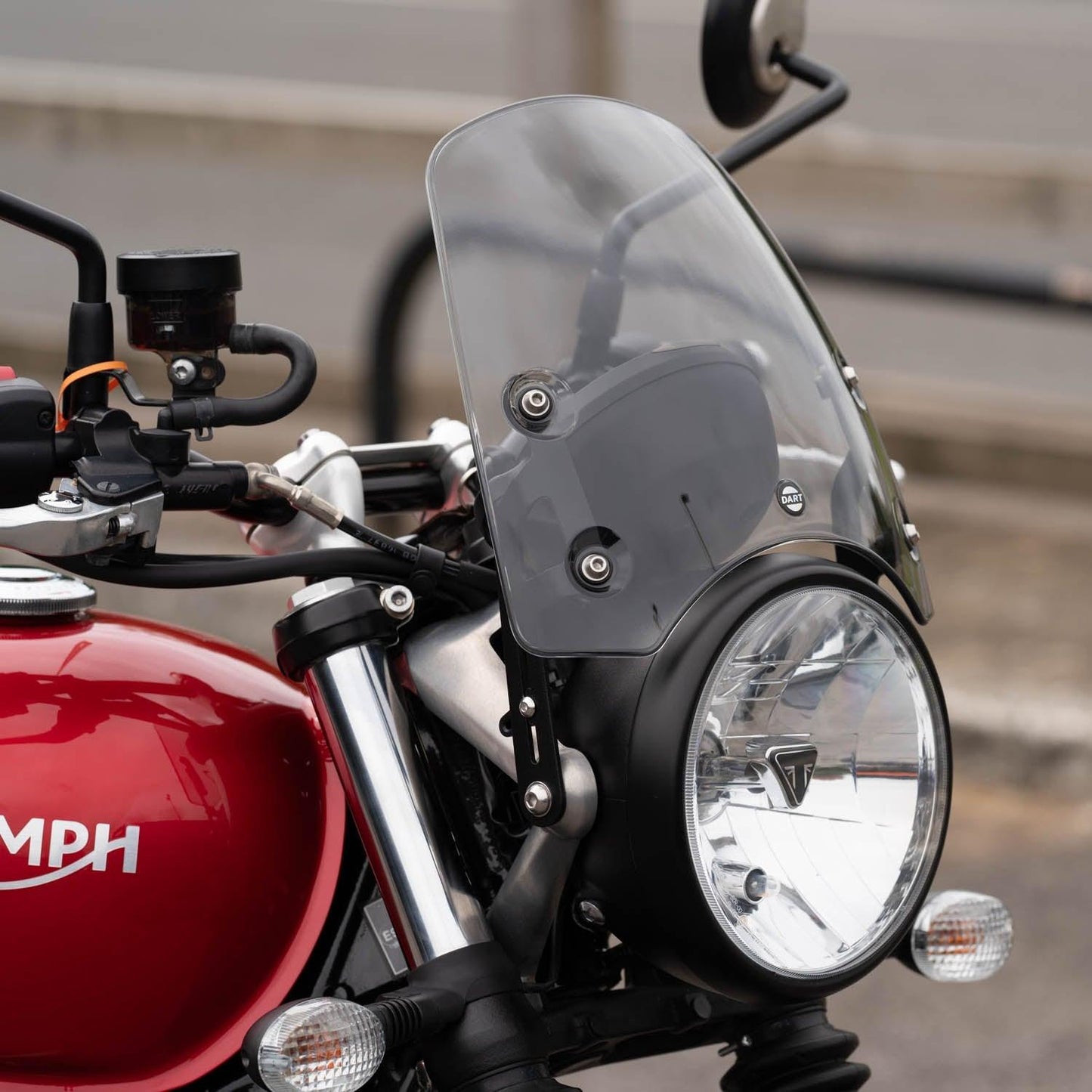 Dart Classic S3 Flyscreen for Triumph Street Twin & Speed Twin 900 | Light Tint