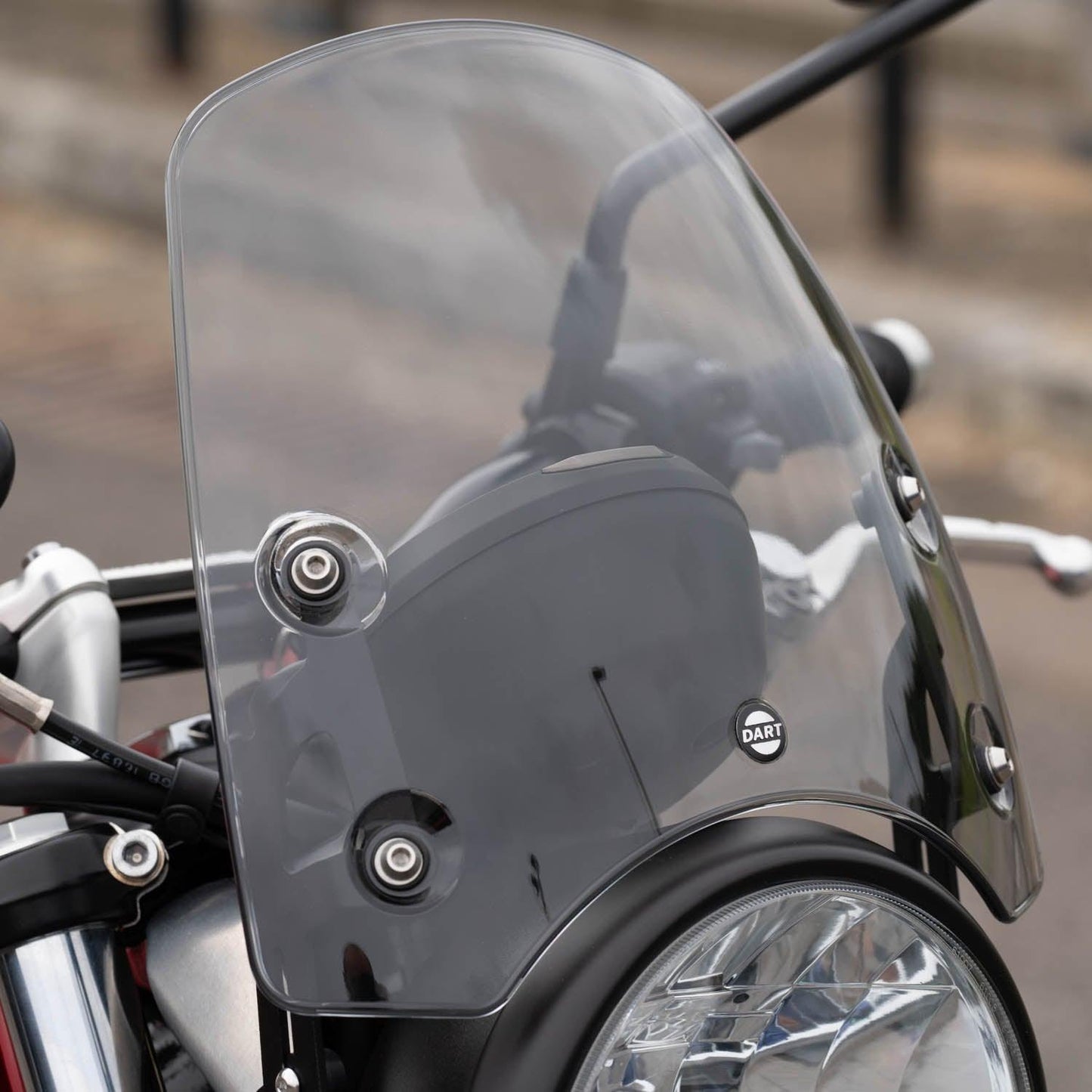 Dart Classic S3 Flyscreen for Triumph Street Twin & Speed Twin 900 | Light Tint