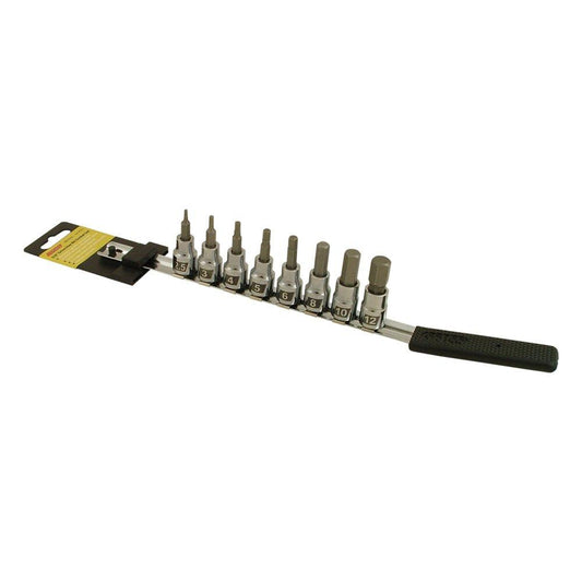 Metric Hex Socket Bit Set (8pc)