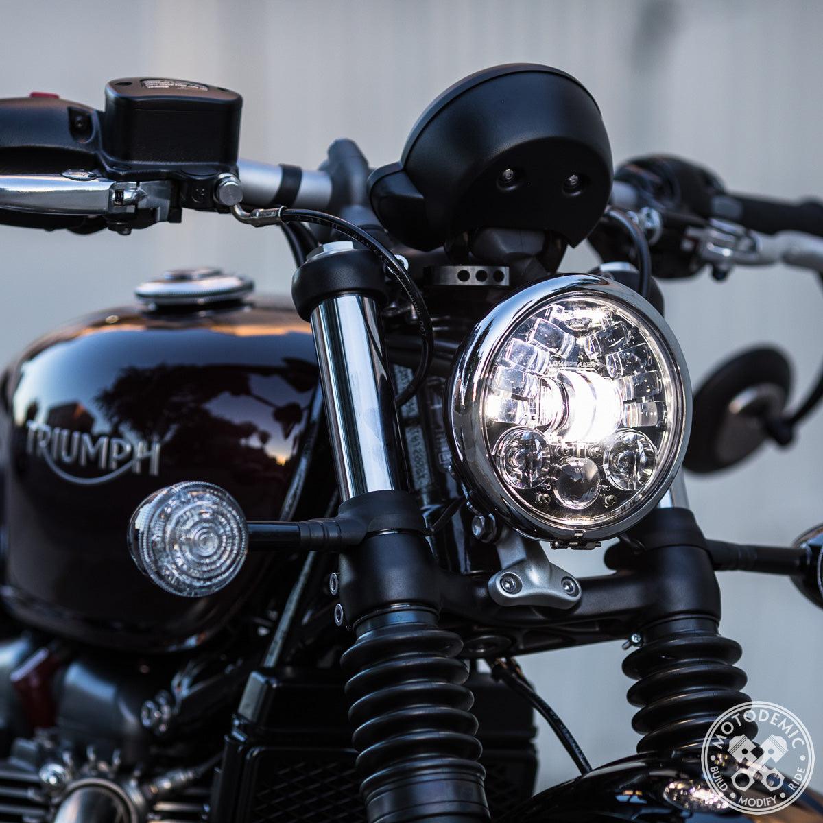 Motodemic Adaptive LED Headlight for Triumph Bobber (2017-2020)