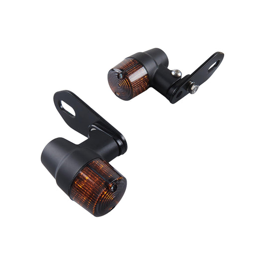 Plug & Play Retro LED Turn Signals for Triumph Bobber / Bobber Black | Frame Mount