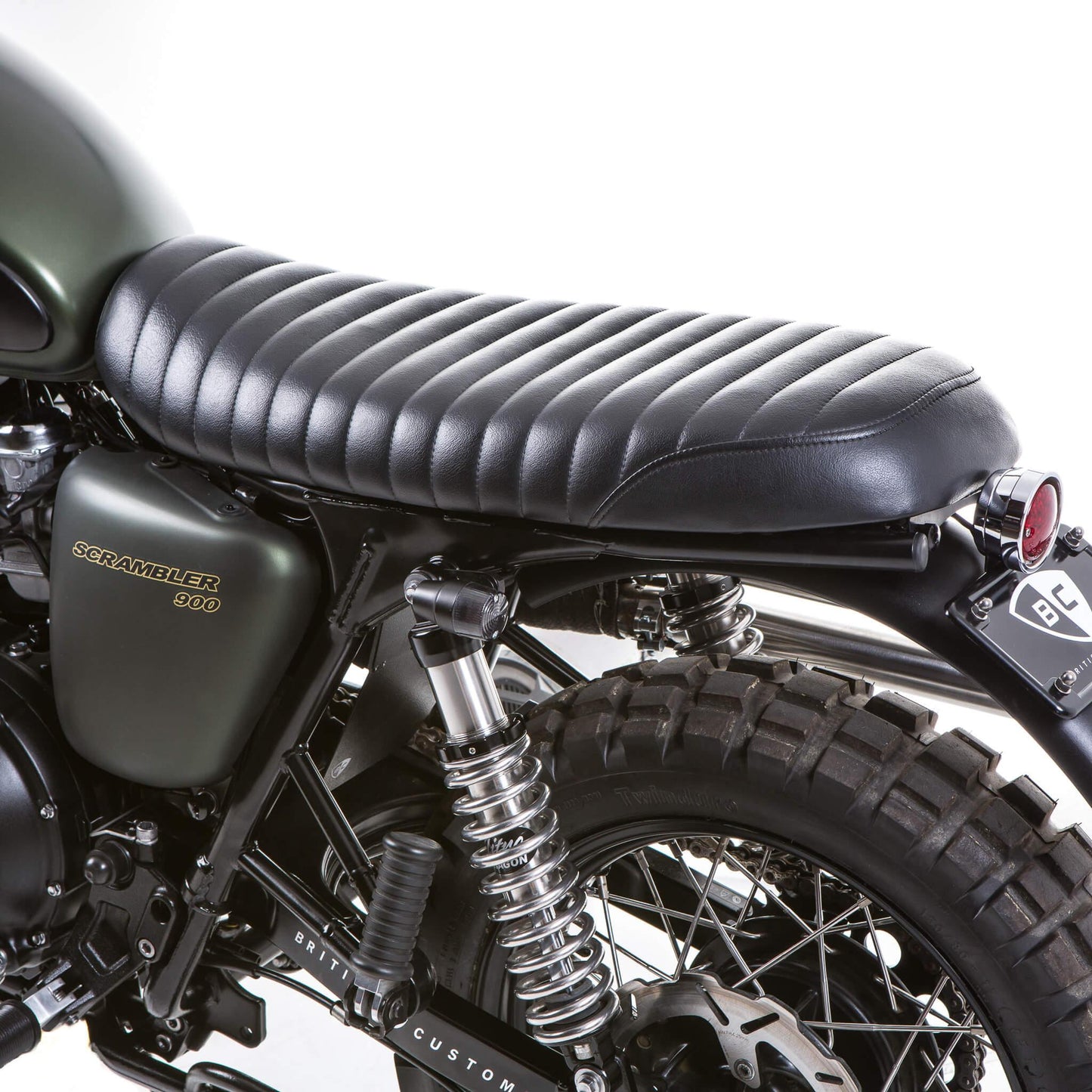Slammer Tuck N Roll Gel Seat for Triumph Motorcycles (2001-2016) | Black
