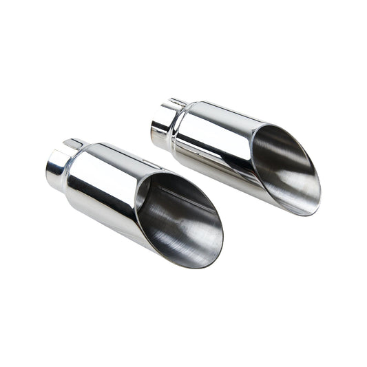 Slash Cut Tips for Bonneville T100 & T120 (Euro 5) | Polished