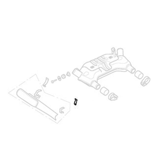 Triumph Replacement Exhaust Heatshield Cover Clip for Triumph Street Twin / Street Cup