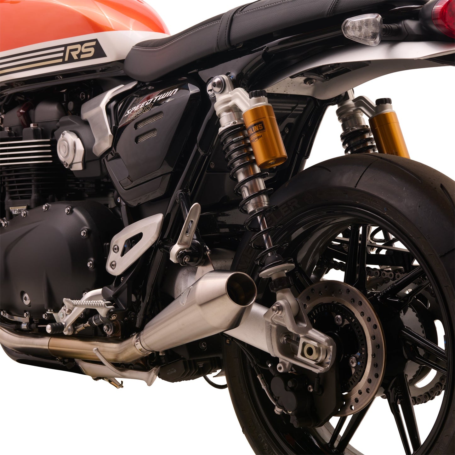 Shorty Predator Pro 2.0 for Triumph Speed Twin 1200 RS | Brushed