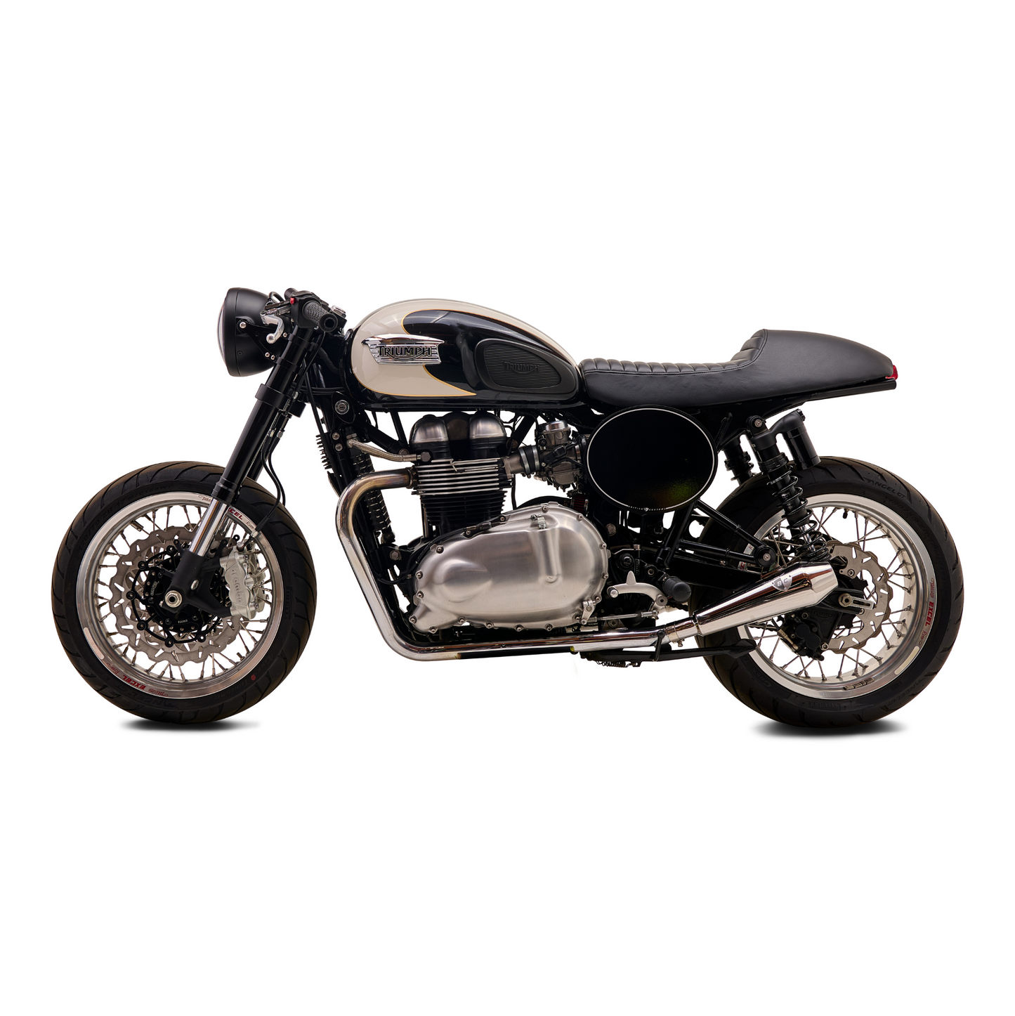 Shorty Predator Pro 2.0 for Triumph Thruxton 900 | Polished