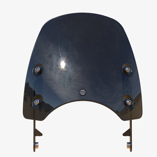 Dart Classic S3 Flyscreen for Royal Enfield Super Meteor 650 | Black
