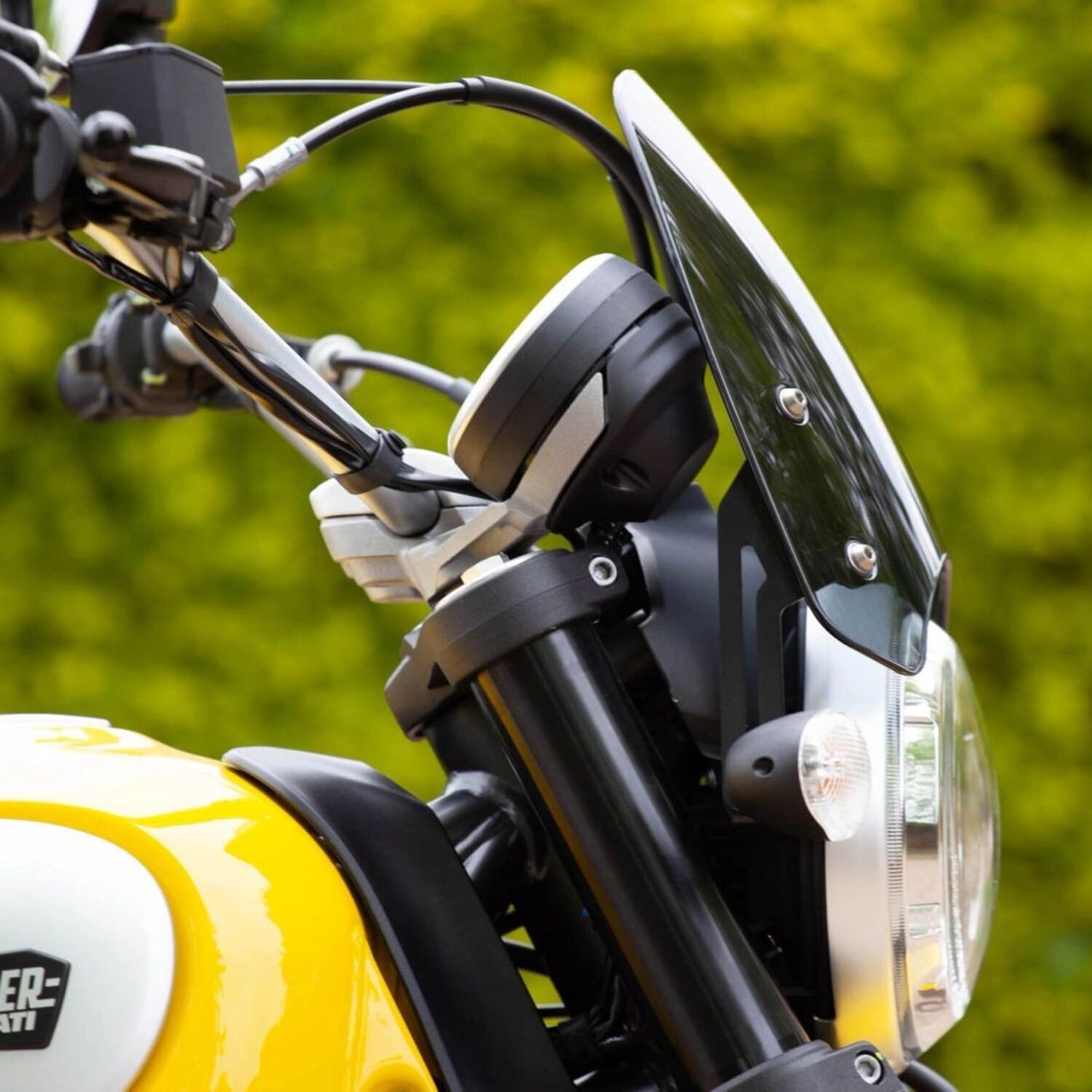 Black Dart Piranha S3 Flyscreen for Royal Enfield Interceptor 650