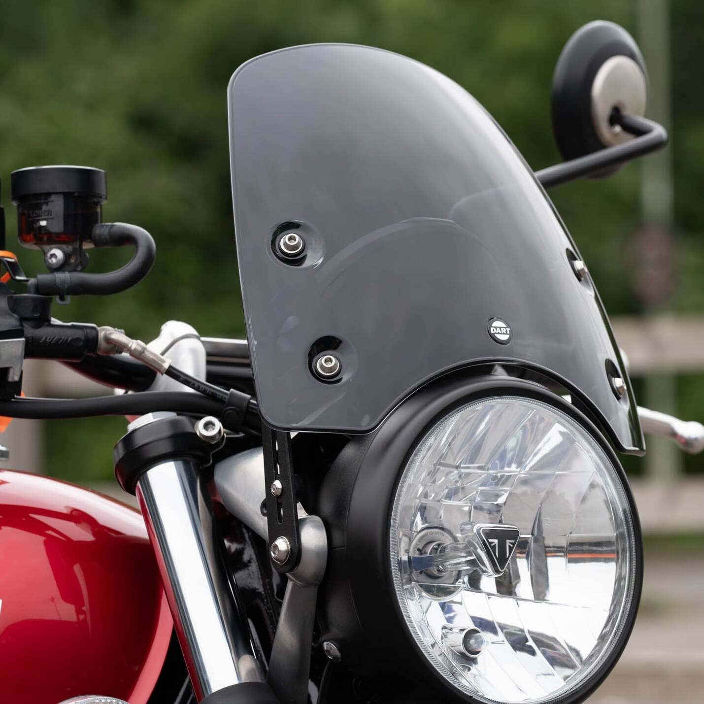 Dart Classic S3 Flyscreen for Triumph Street Scrambler to 2020  | Dark Tint