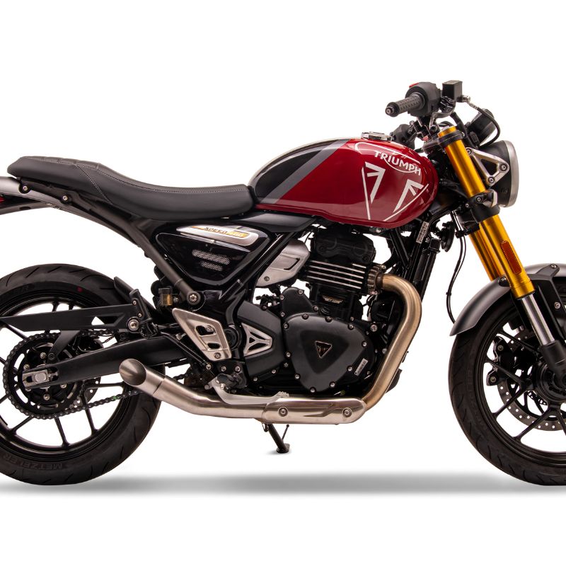 Slash Cut Exhaust Tip for Triumph Scrambler400x/Speed 400