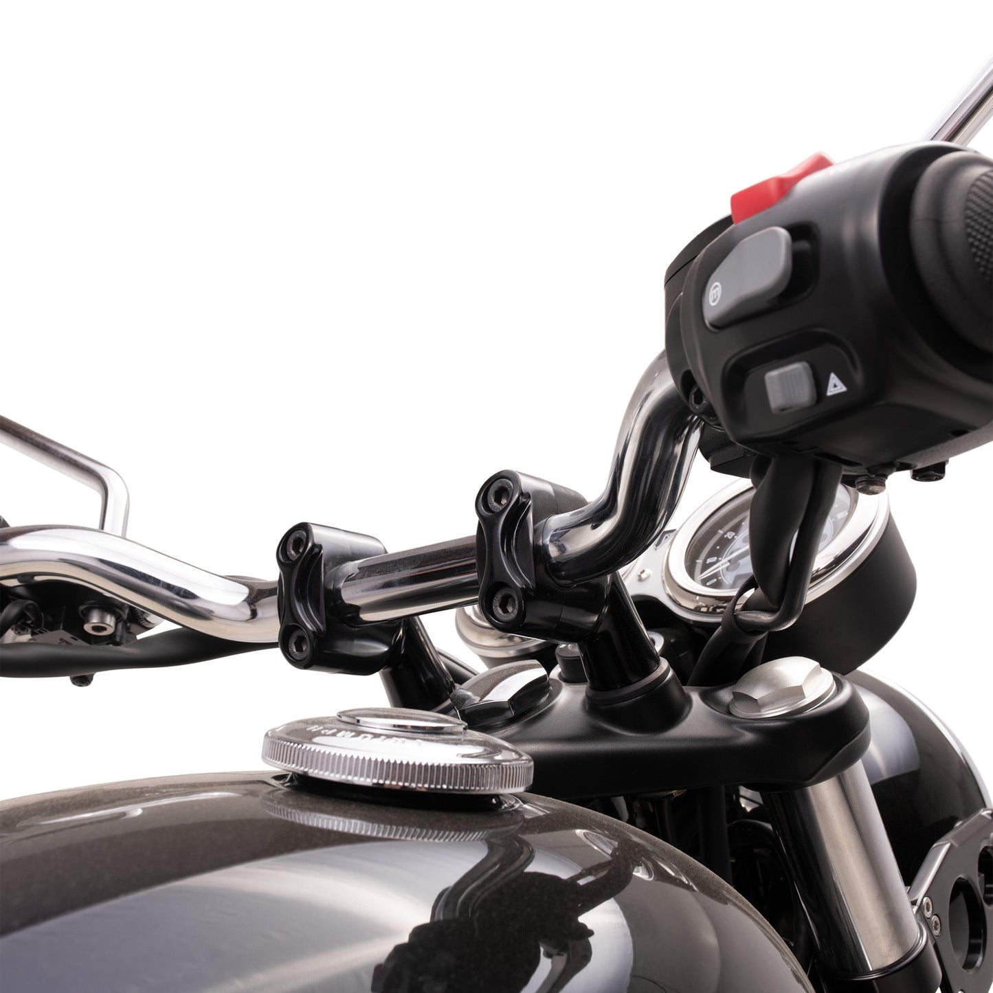 3” Up & 1” Over Handlebar Clamps for Triumph Motorcycles
