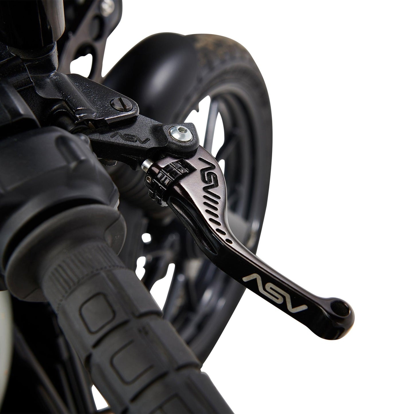 ASV F3 Unbreakable Shorty Brake Lever for Triumph Motorcycles (BRF350-SK-B)