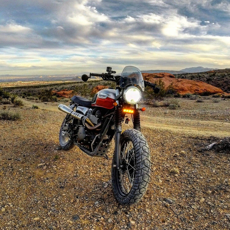 Dart Classic S3 Flyscreen for Triumph Scrambler 865 | Light Tint