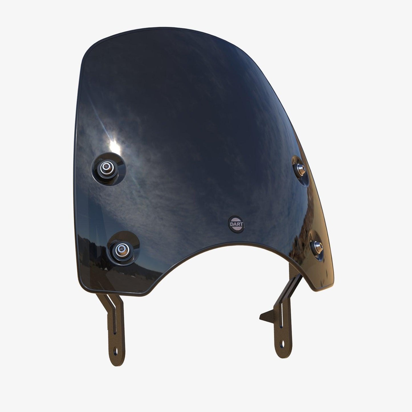 Dart Classic S3 Flyscreen for Triumph Scrambler 865 | Black
