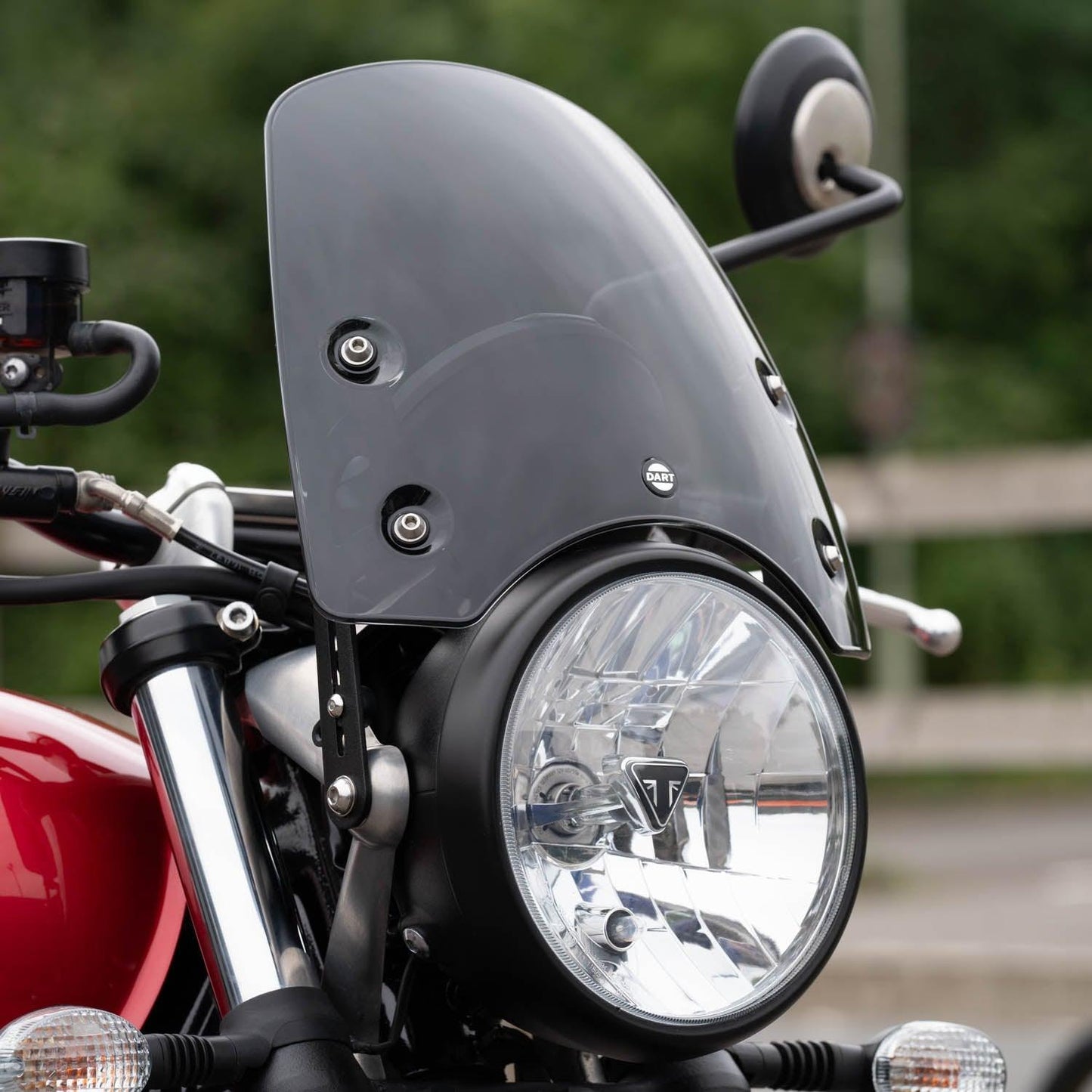 Dart Classic S3 Flyscreen for Triumph Street Twin & Speed Twin 900 | Dark Tint