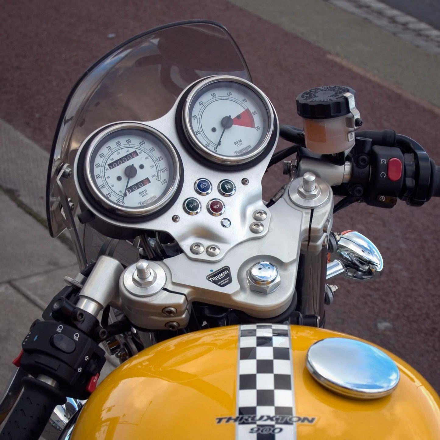 Dart Classic S3 Flyscreen for Triumph Thruxton 865 | Black