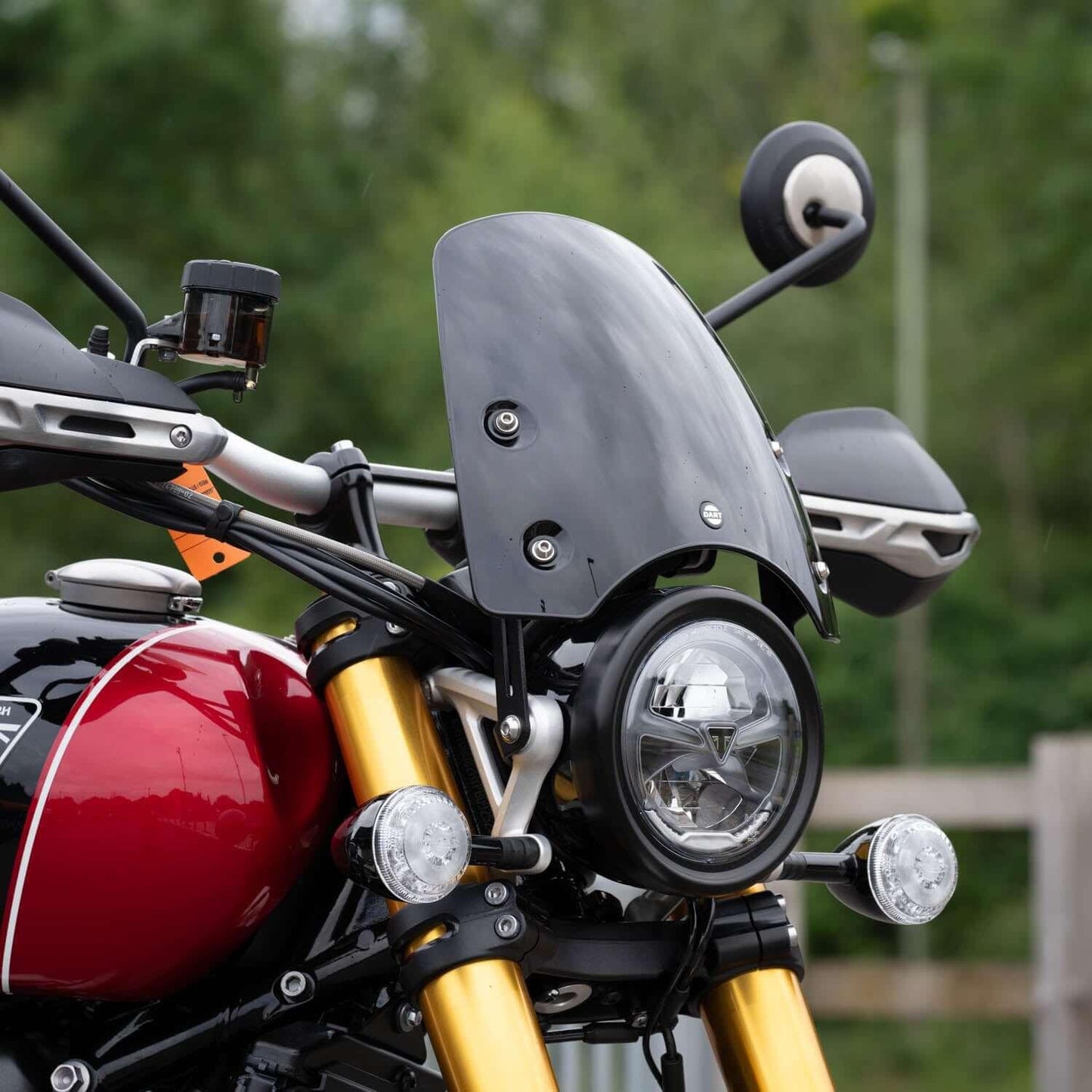 Dart Classic S3 Flyscreen for Triumph Scrambler 1200 | Dark Tint