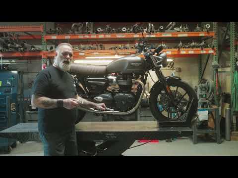 Slash Cut Tips for Triumph Street/Street Cup/ Speed Twin 900