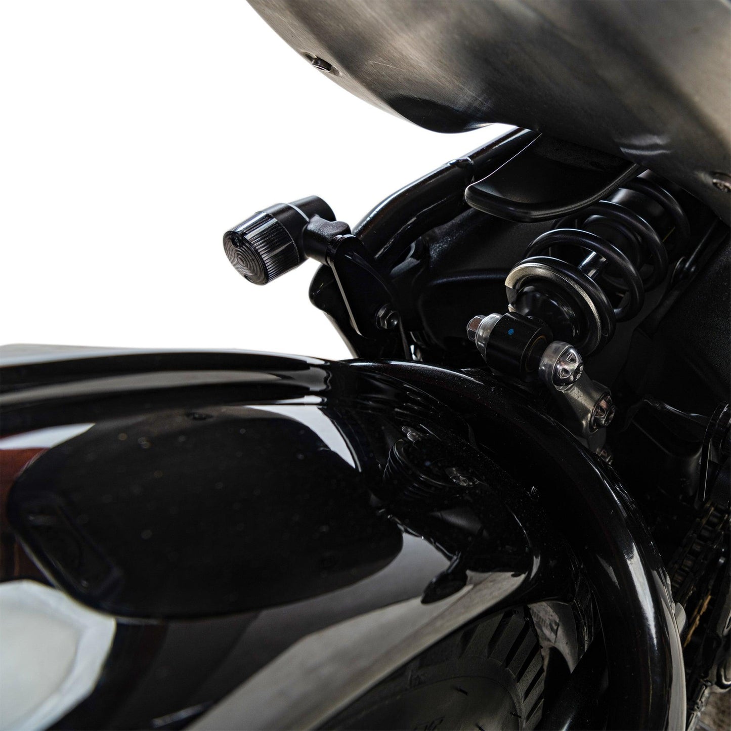Plug & Play Retro LED Turn Signals for Triumph Bobber / Bobber Black | Frame Mount