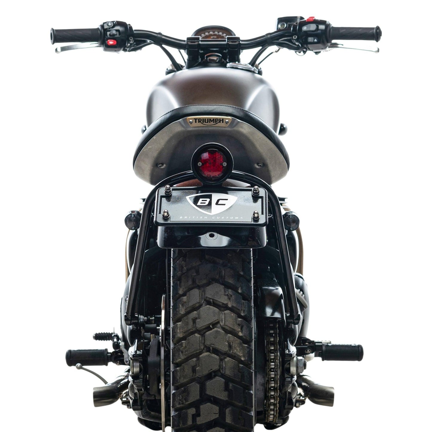 Plug & Play Retro LED Turn Signals for Triumph Bobber / Bobber Black | Frame Mount