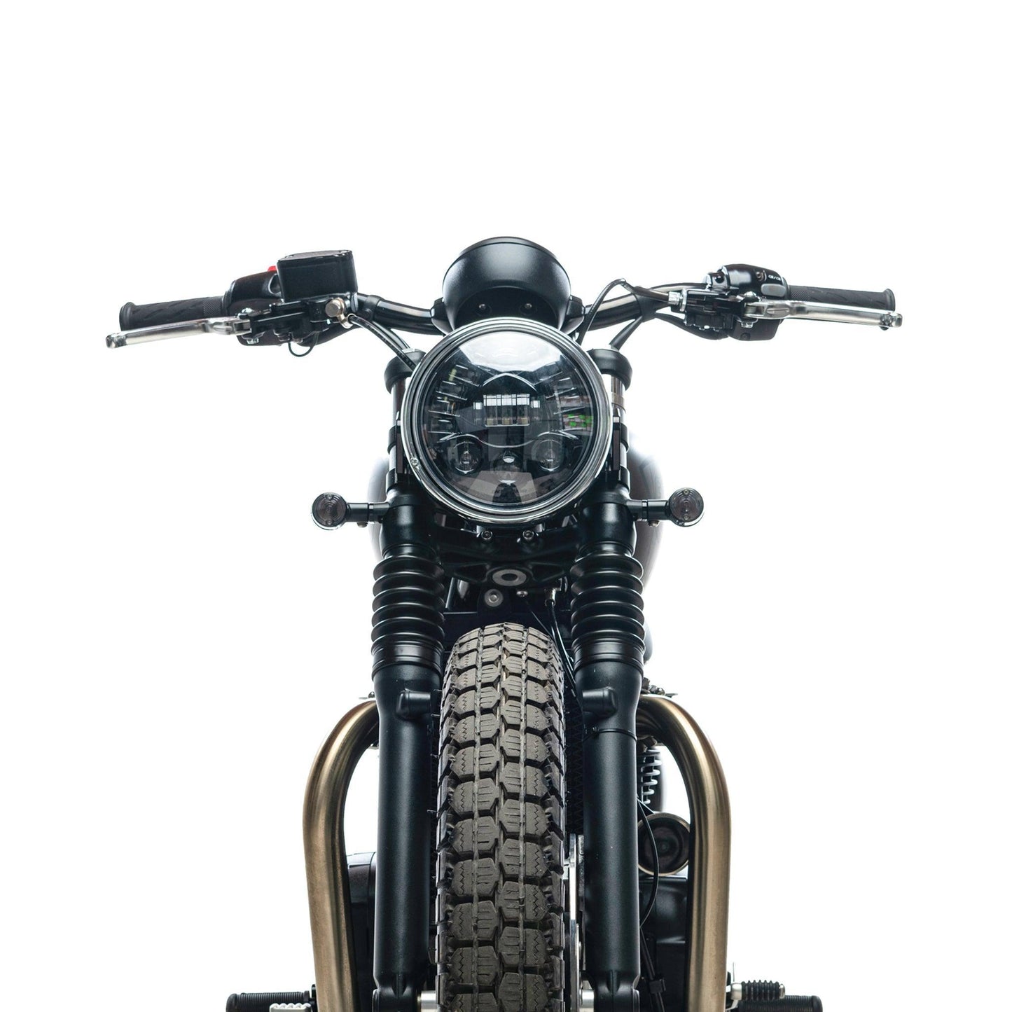 Plug & Play Retro LED Turn Signals for Triumph Motorcycles (2016+) | Front Stock Location