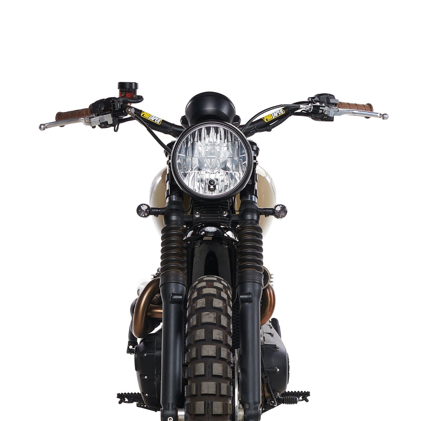 Plug & Play Retro LED Turn Signals for Triumph Motorcycles (2016+) | Front Stock Location