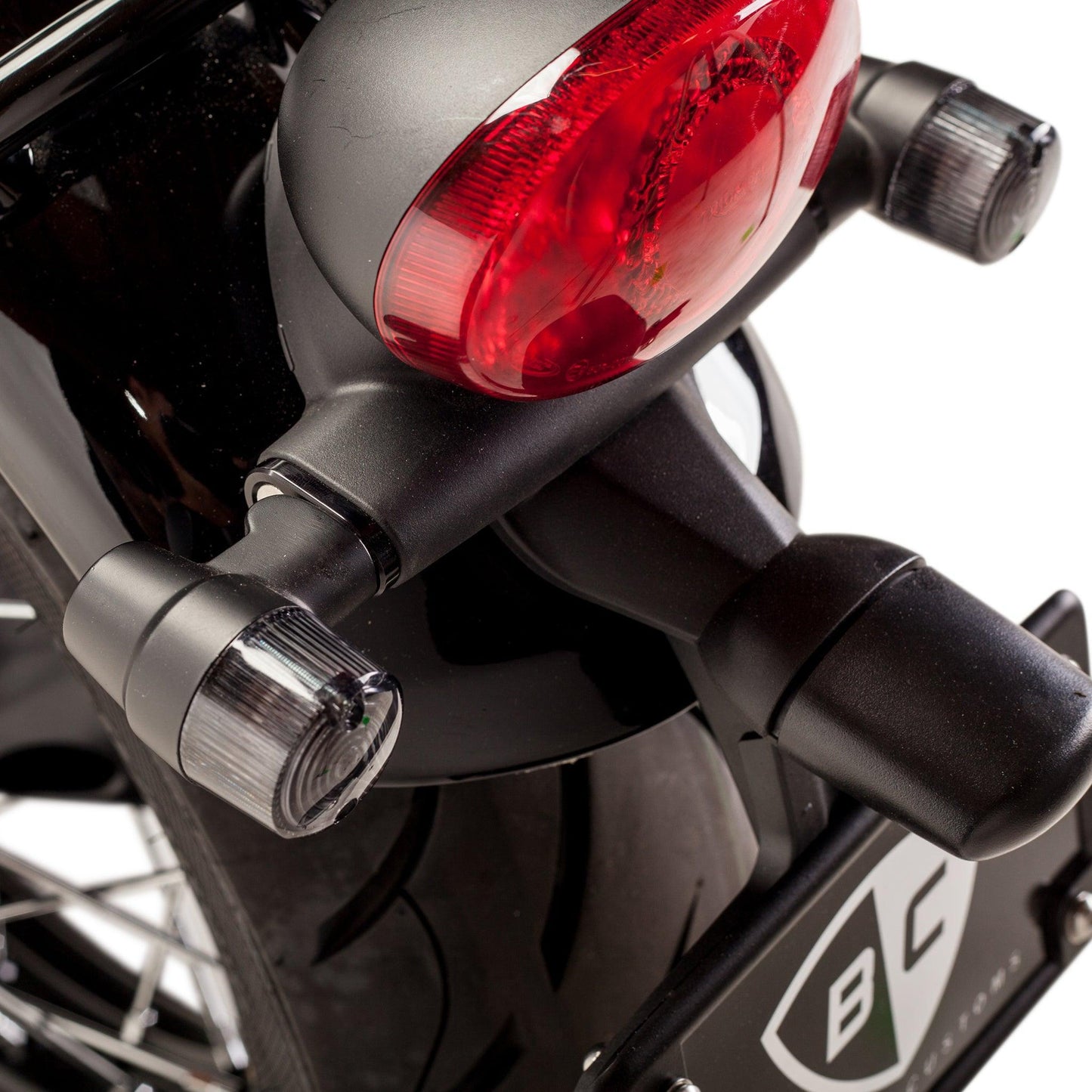 Plug & Play Retro LED Turn Signals for Triumph Motorcycles (2016+) |  Rear Stock Location