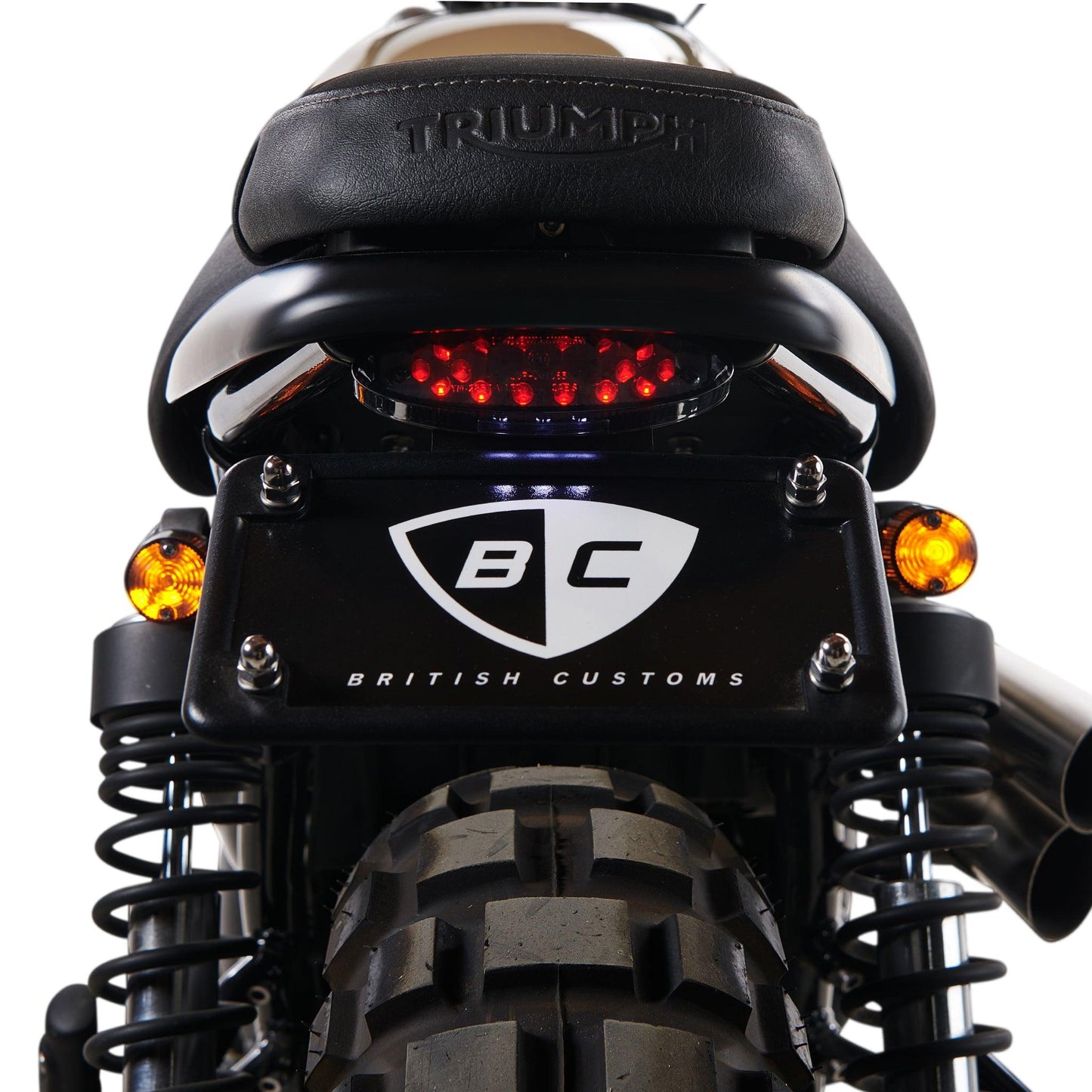 Plug & Play Retro LED Turn Signals - Rear Shock Mount