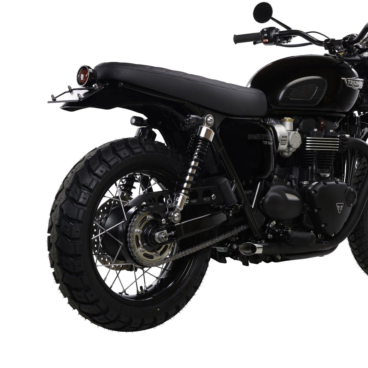 Plug & Play Retro Turn Signals for Triumph Motorcycles (2016+) | Rear Shock Mount