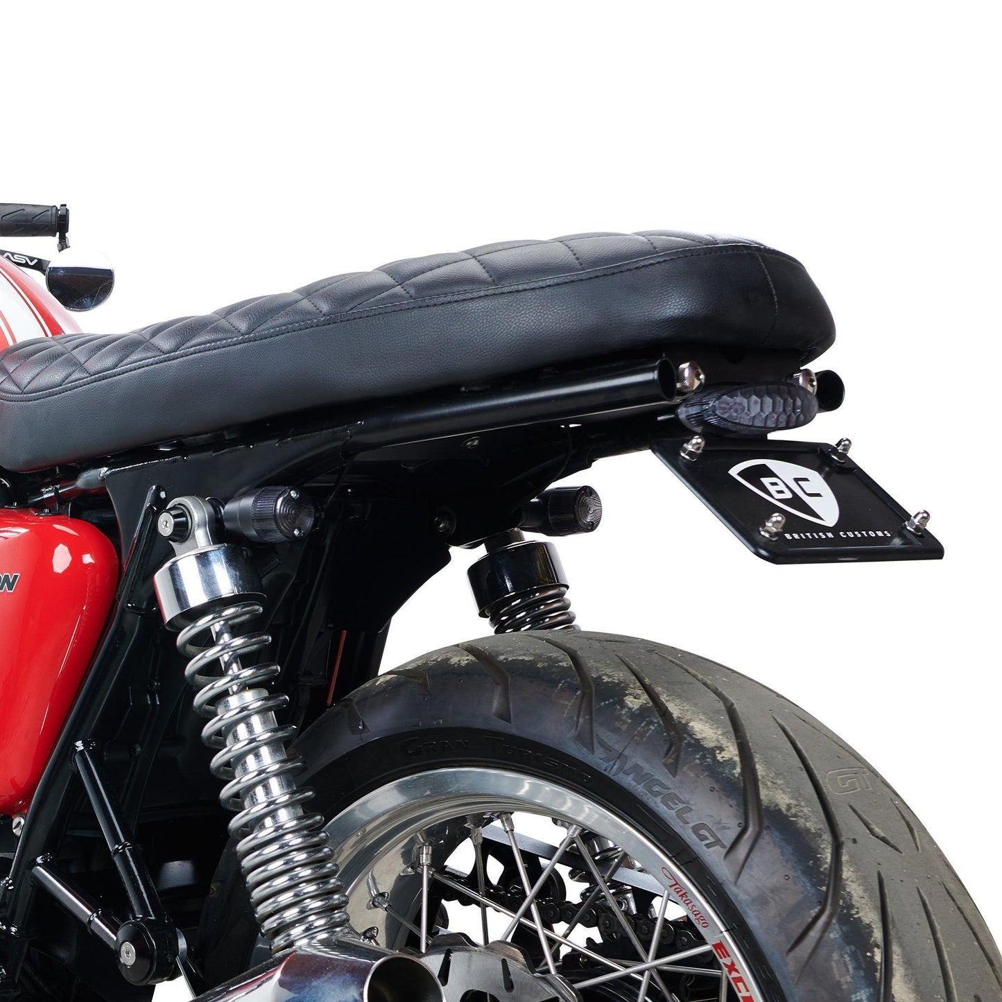 Plug & Play Retro Turn Signals for Triumph Motorcycles (2016+) | Rear Shock Mount