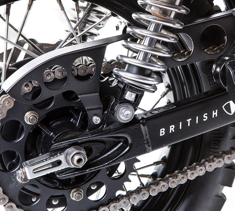 Retro Chain Guard For Triumph Bonneville & T100 / Scrambler 900 / Thruxton 900