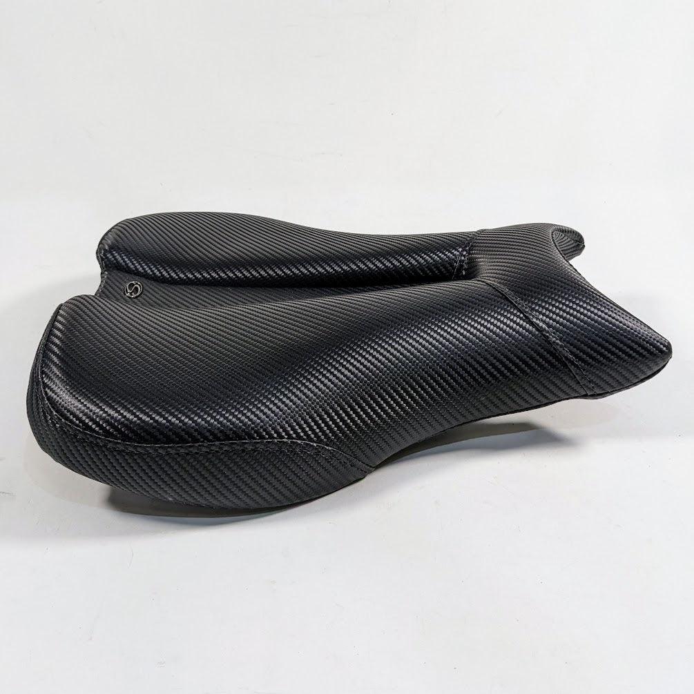 Saddlemen Track-CF Style Gel-Channel Tech One-Piece Solo Seat with Rear Cover 0810-T014
