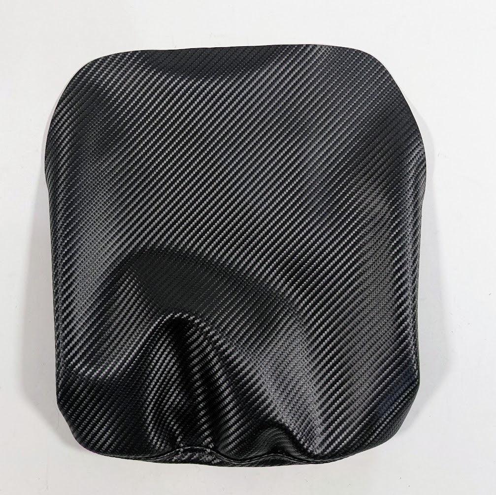 Saddlemen Track-CF Style Gel-Channel Tech One-Piece Solo Seat with Rear Cover 0810-T014