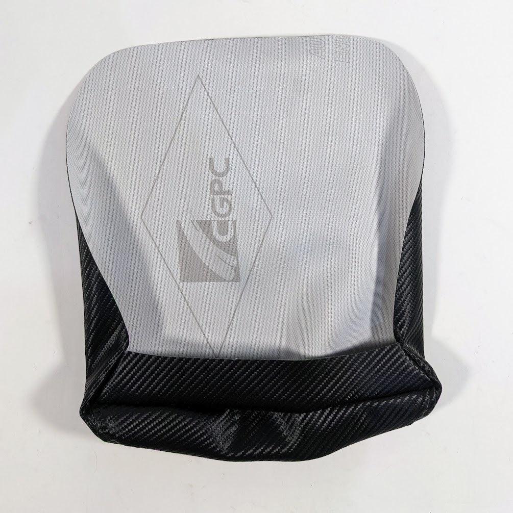Saddlemen Track-CF Style Gel-Channel Tech One-Piece Solo Seat with Rear Cover 0810-T014