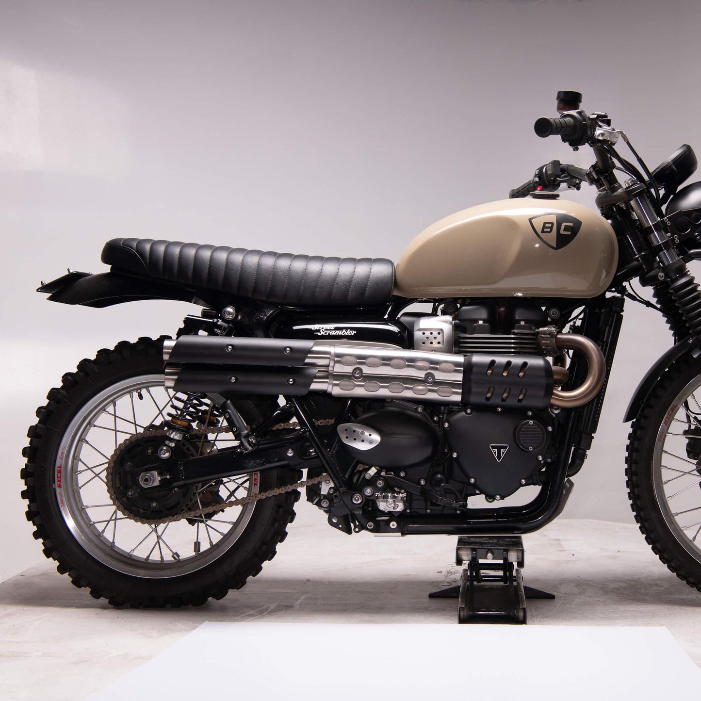 Shotgun Slip On Exhaust Heat Shield for Triumph Scrambler Models