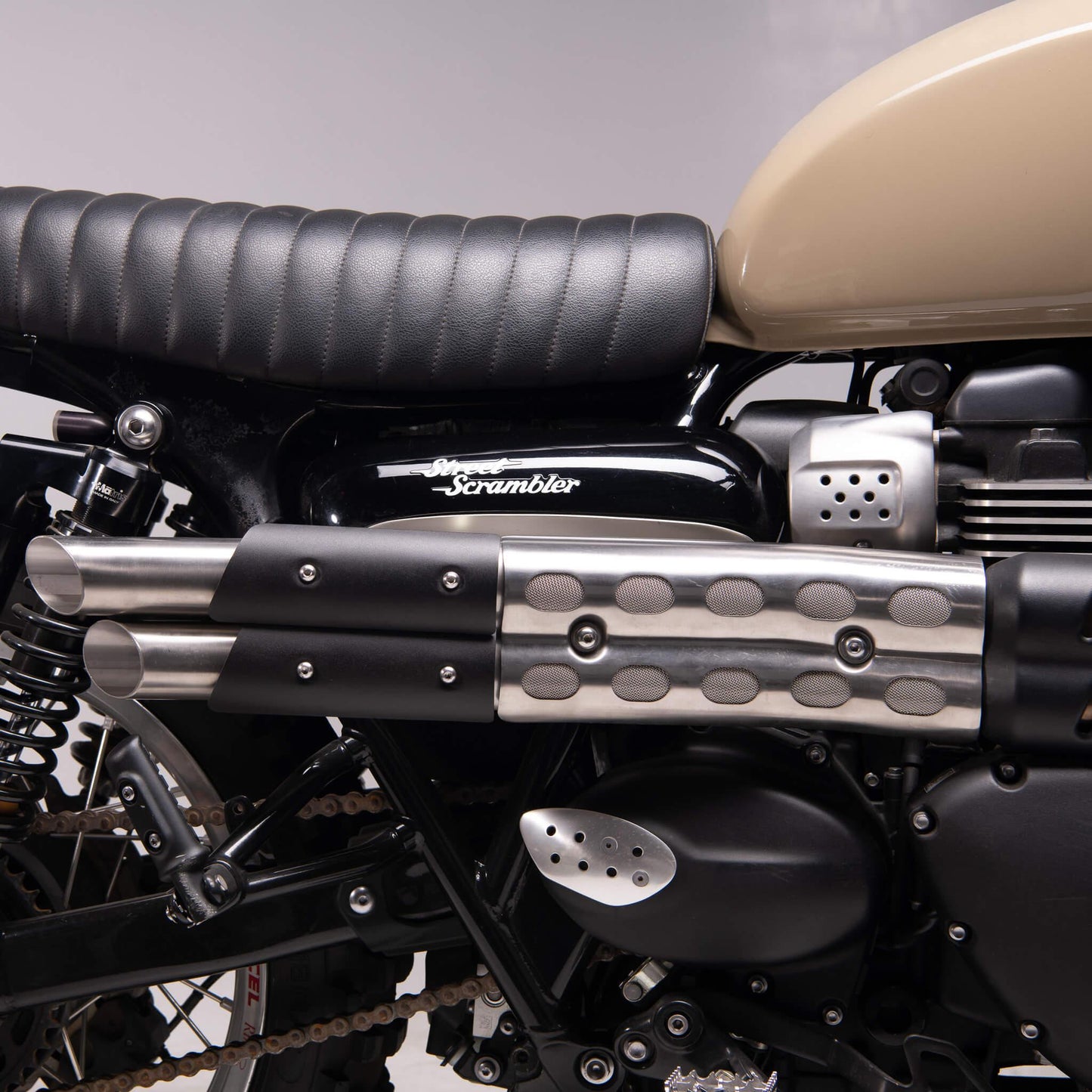 Shotgun Slip On Exhaust Heat Shield for Triumph Scrambler Models