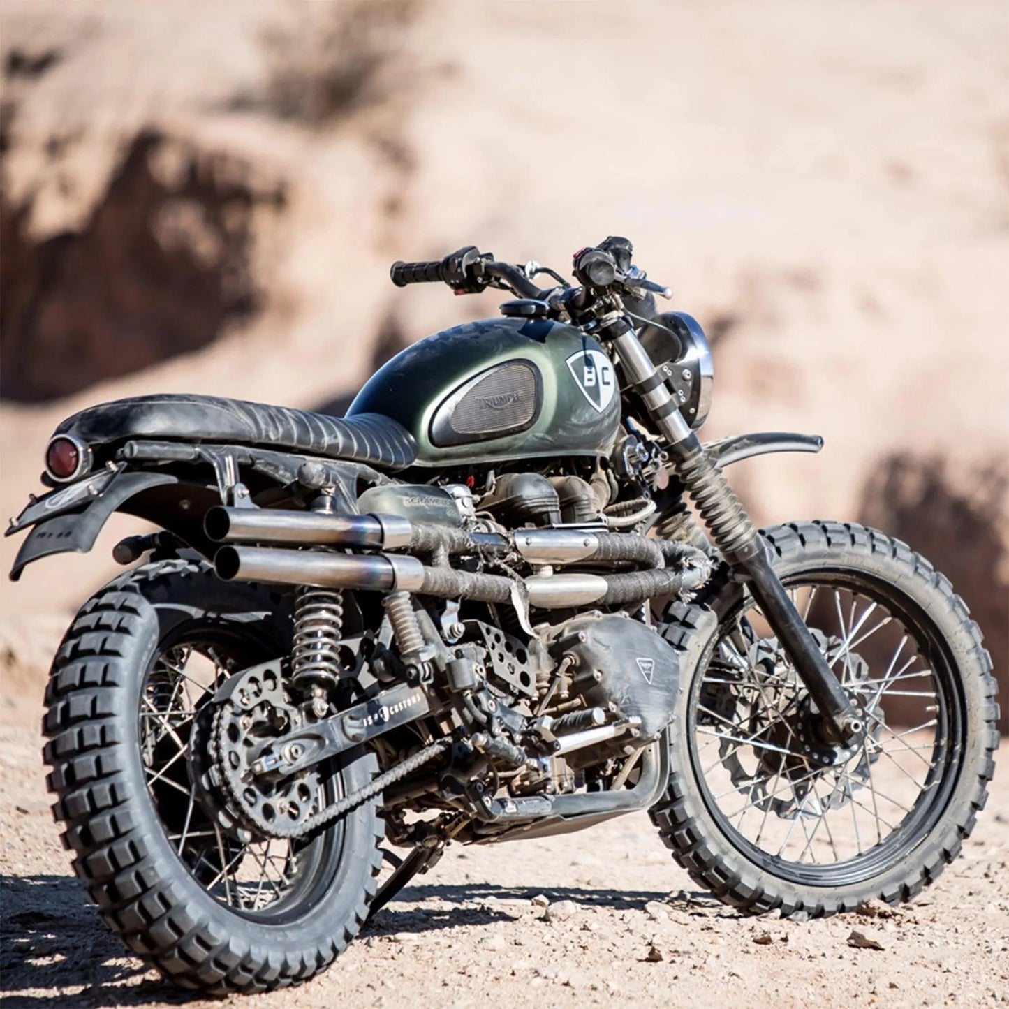 Shotgun Slip On Exhaust Triumph Scrambler 900 (2006-2017)