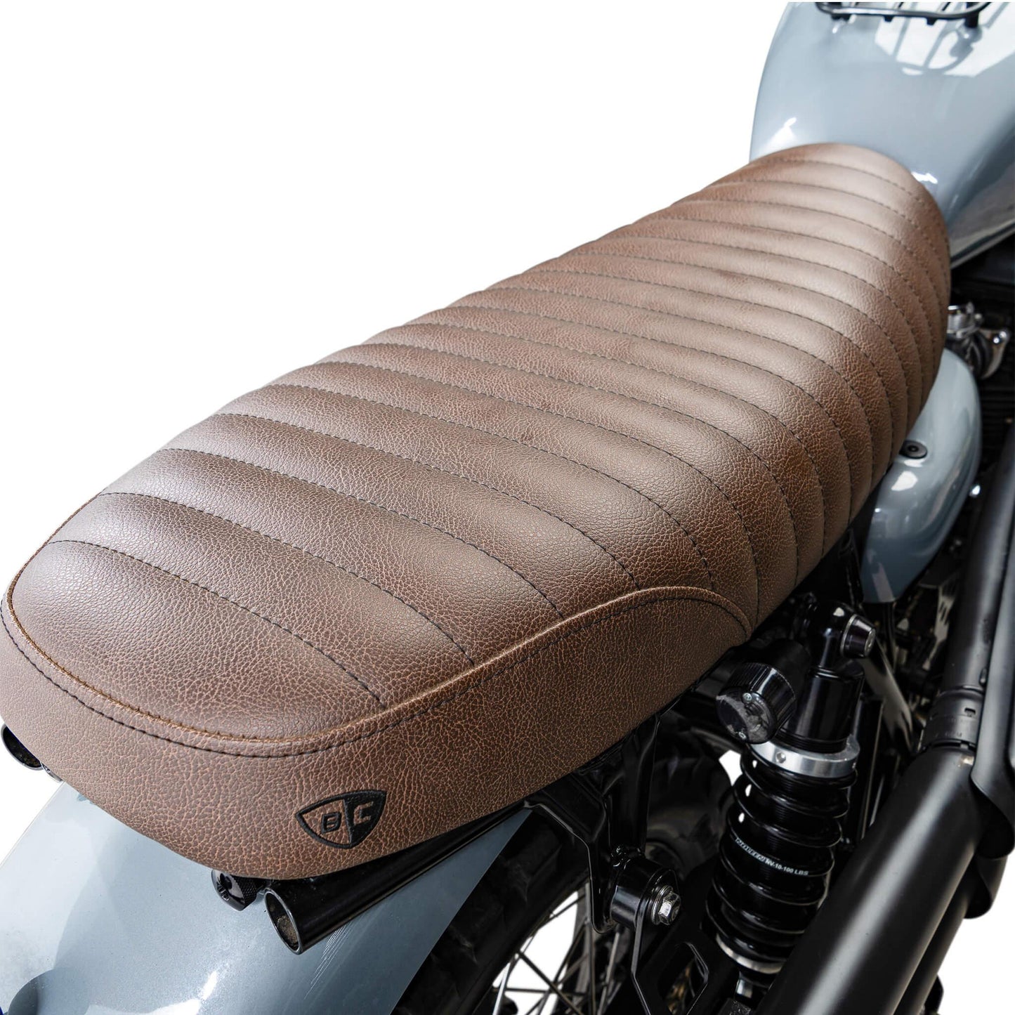 Slammer Tuck N Roll Gel Seat for Triumph Motorcycles (2001-2016) | Brown