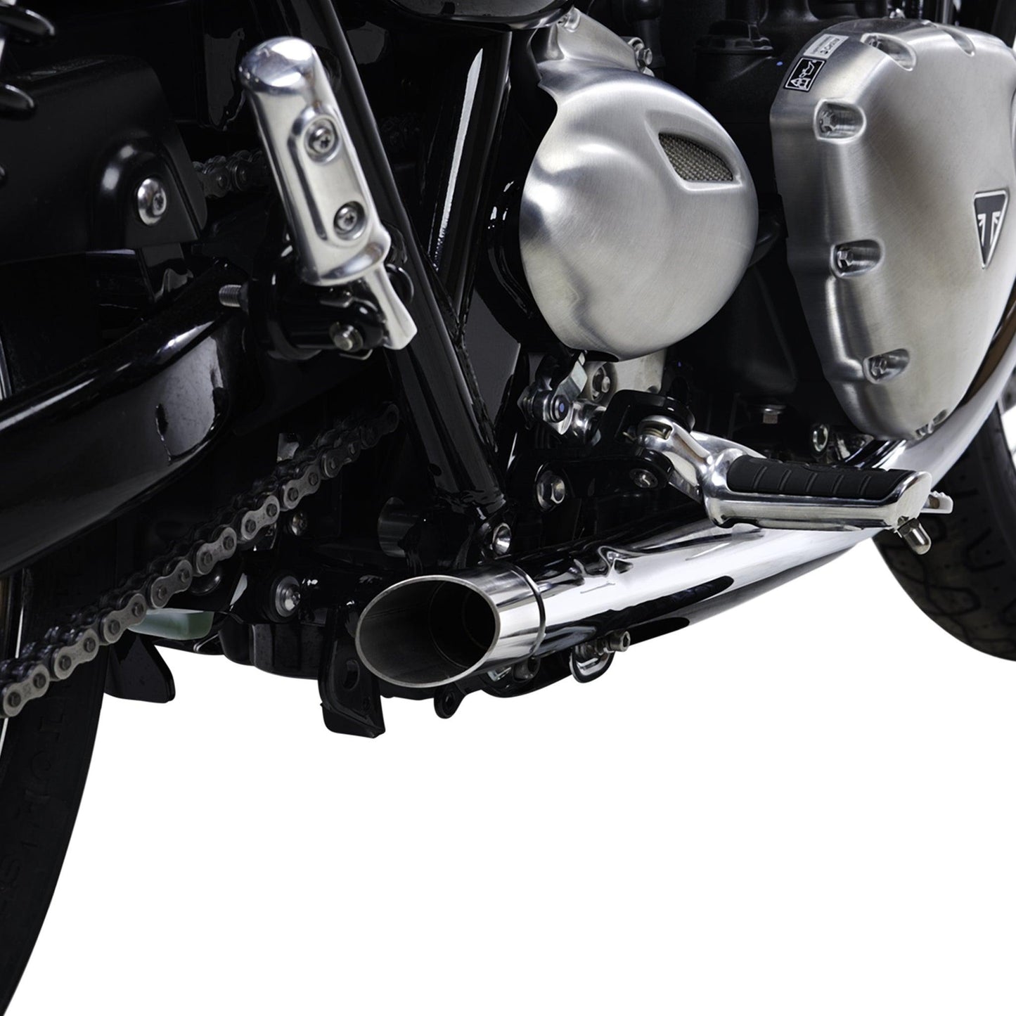 Slash Cut Tips for Bonneville T100 & T120 (Euro 5) | Polished