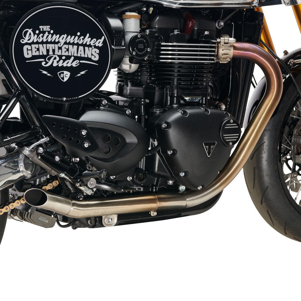 Slash Cut Tips for Triumph Thruxton R,RS & Speed Twin 1200